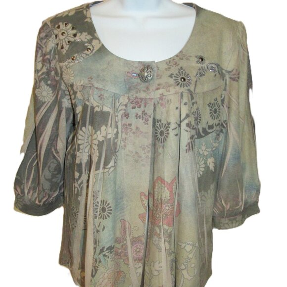 B.L.E.U. Petite Cropped Jacket PL - Picture 1 of 6